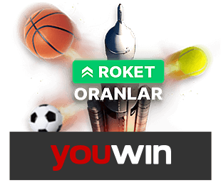youwin-oranlar Roket görseliyle spor simgeleri ve Youwin roket oranlar tanıtımı